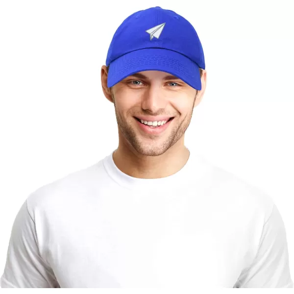DALIX Paper Plane Hat Embroidered Mens Womens Baseball Cap