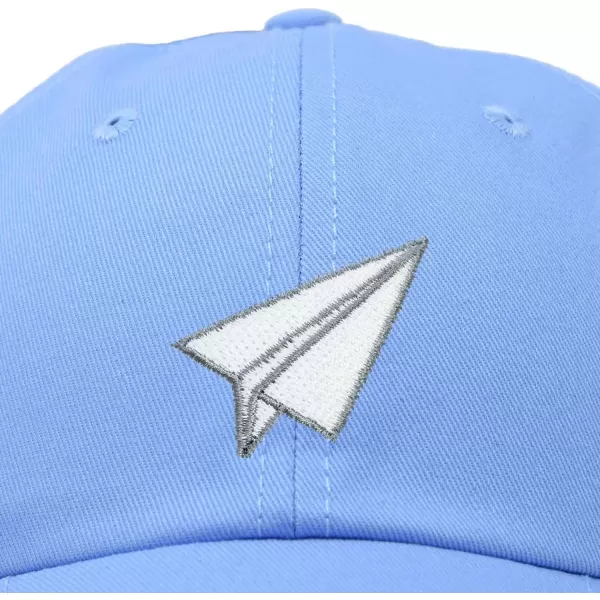 DALIX Paper Plane Hat Embroidered Mens Womens Baseball Cap