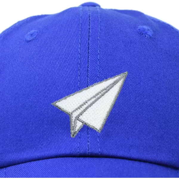 DALIX Paper Plane Hat Embroidered Mens Womens Baseball Cap