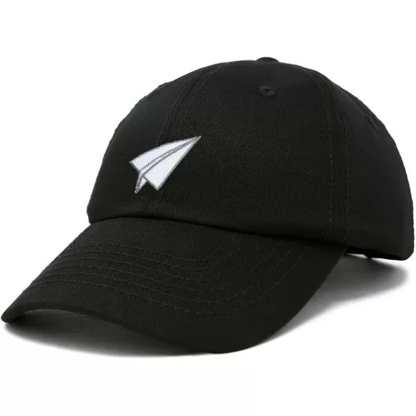 DALIX Paper Plane Hat Embroidered Mens Womens Baseball Cap