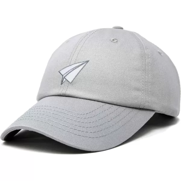 DALIX Paper Plane Hat Embroidered Mens Womens Baseball Cap
