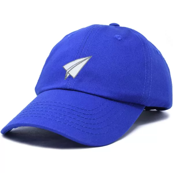 DALIX Paper Plane Hat Embroidered Mens Womens Baseball Cap