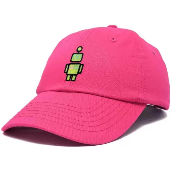 DALIX Robot Embroidered Glow in The Dark Hat Dad Hat Cotton Baseball Cap