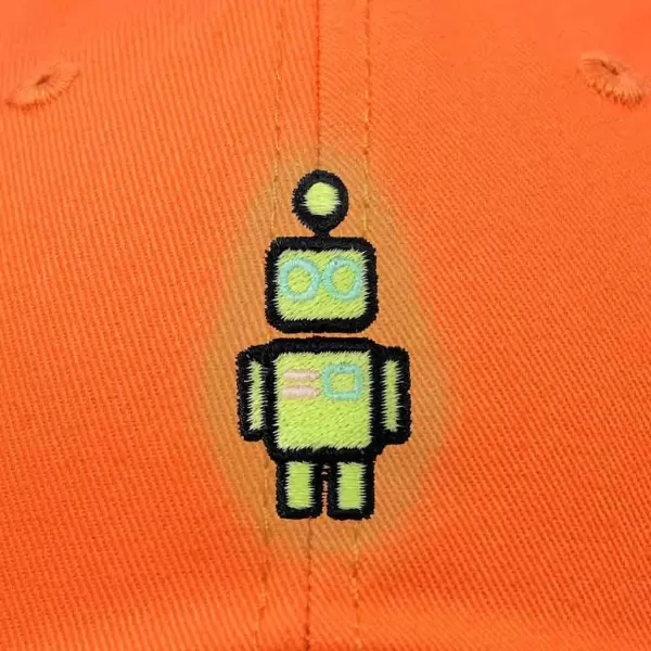 DALIX Robot Embroidered Glow in The Dark Hat Dad Hat Cotton Baseball Cap