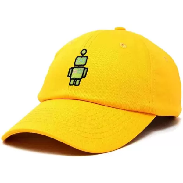 DALIX Robot Embroidered Glow in The Dark Hat Dad Hat Cotton Baseball Cap