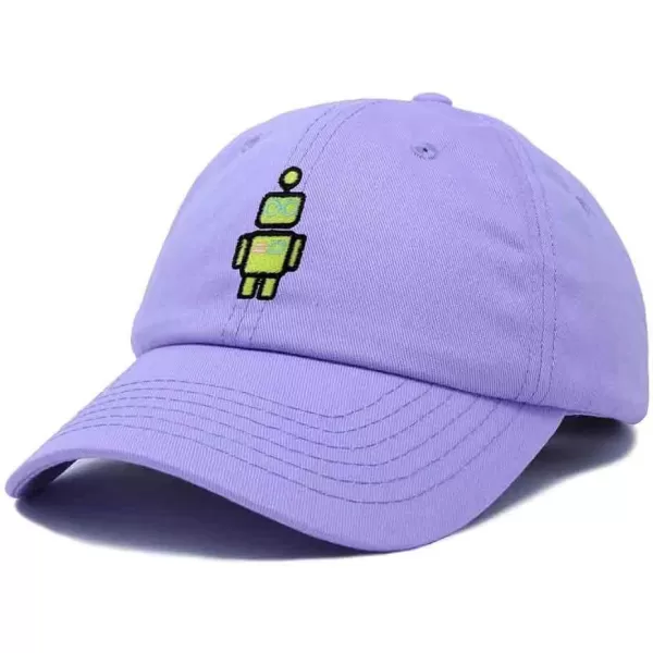 DALIX Robot Embroidered Glow in The Dark Hat Dad Hat Cotton Baseball Cap
