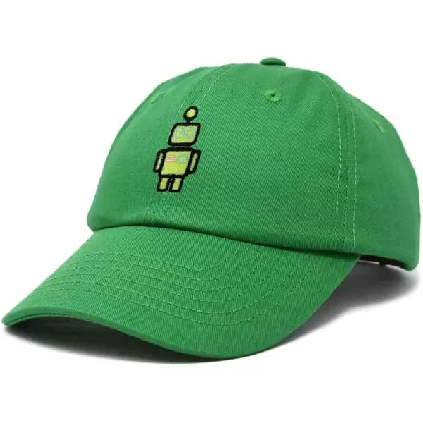 DALIX Robot Embroidered Glow in The Dark Hat Dad Hat Cotton Baseball Cap