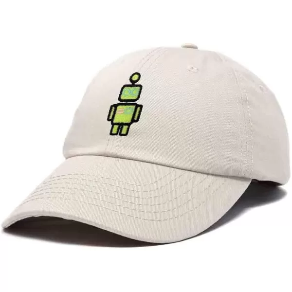 DALIX Robot Embroidered Glow in The Dark Hat Dad Hat Cotton Baseball Cap