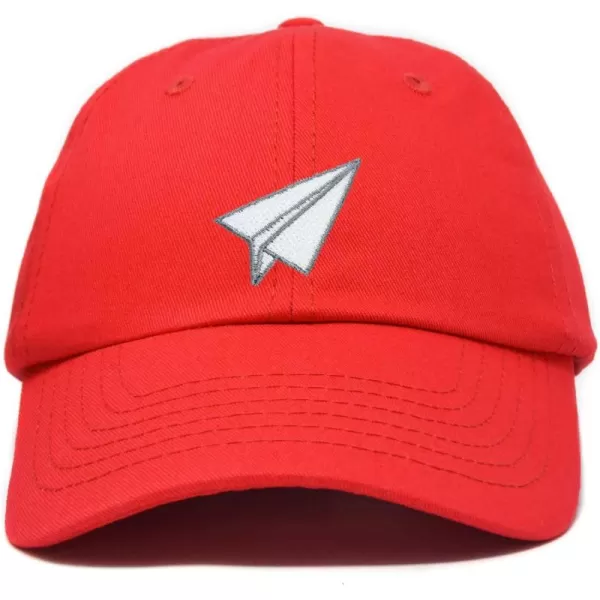 DALIX Paper Plane Hat Embroidered Mens Womens Baseball Cap