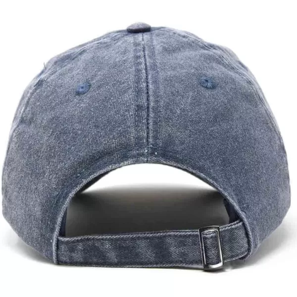 DALIX Captain Embroidered Dad Cap Cotton Baseball Hat Men