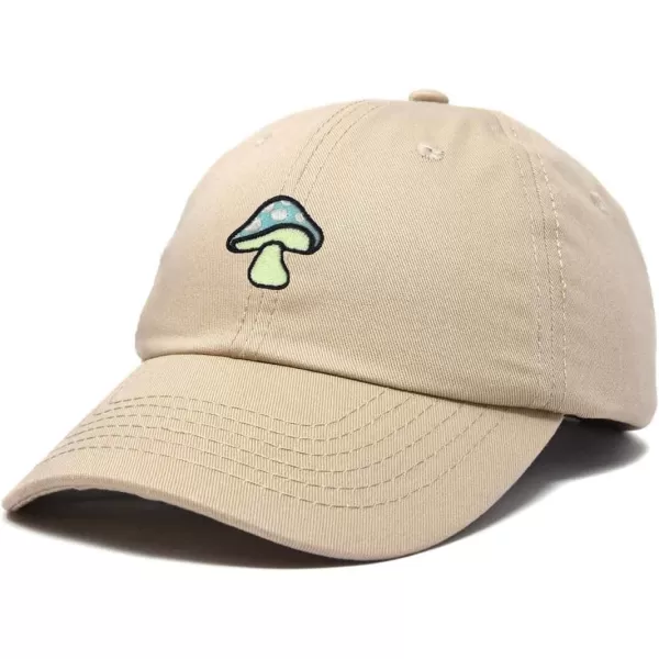 DALIX Mushroom Embroidered Glow in The Dark Hat Dad Hat Cotton Baseball Cap