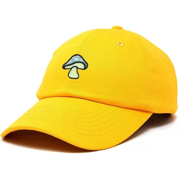 DALIX Mushroom Embroidered Glow in The Dark Hat Dad Hat Cotton Baseball Cap