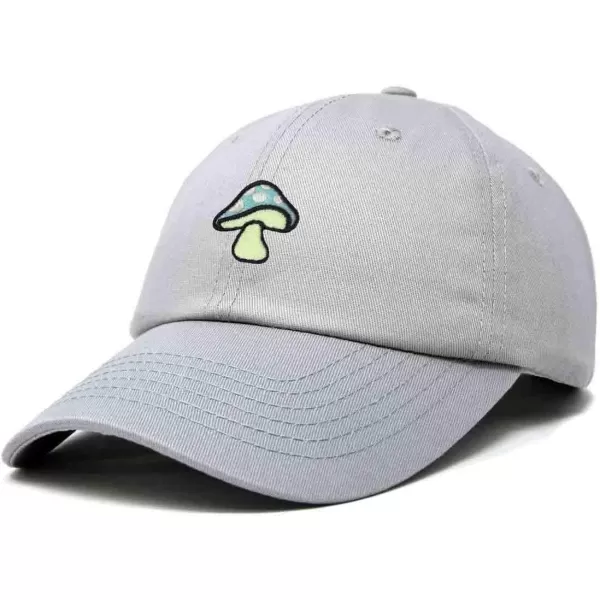 DALIX Mushroom Embroidered Glow in The Dark Hat Dad Hat Cotton Baseball Cap
