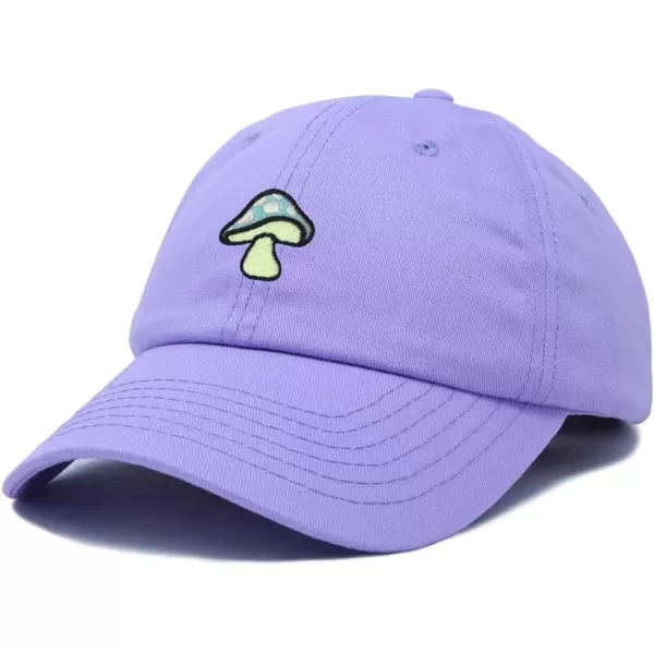 DALIX Mushroom Embroidered Glow in The Dark Hat Dad Hat Cotton Baseball Cap