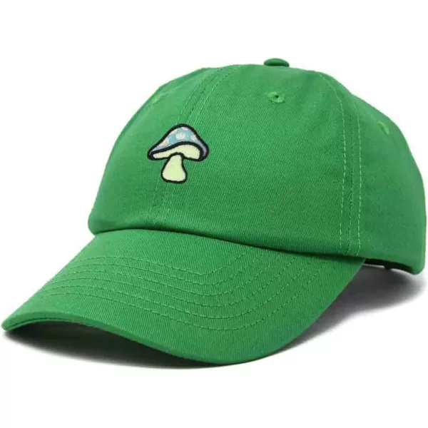 DALIX Mushroom Embroidered Glow in The Dark Hat Dad Hat Cotton Baseball Cap