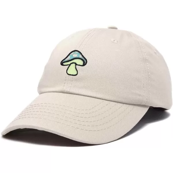 DALIX Mushroom Embroidered Glow in The Dark Hat Dad Hat Cotton Baseball Cap