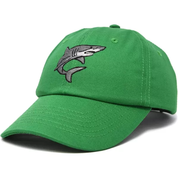 DALIX Shark Hat Embroidered Baseball Cap Great White