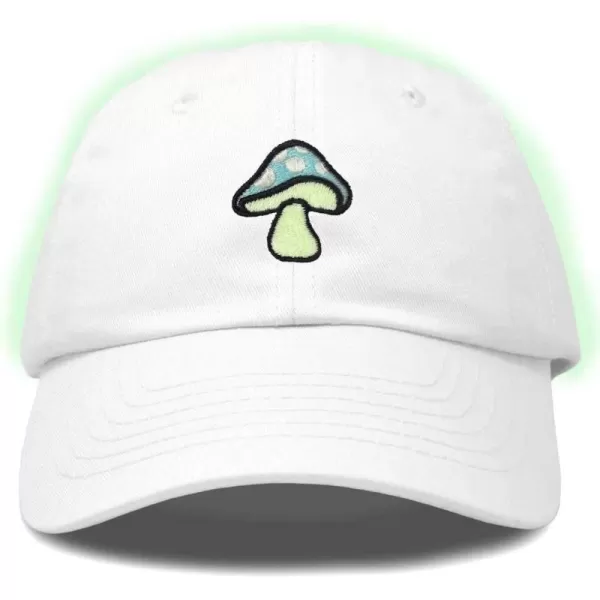 DALIX Mushroom Embroidered Glow in The Dark Hat Dad Hat Cotton Baseball Cap