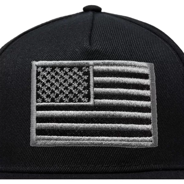 DALIX American Flag Hat Flat Bill Snapback USA Baseball Cap