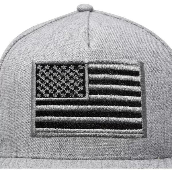 DALIX American Flag Hat Flat Bill Snapback USA Baseball Cap