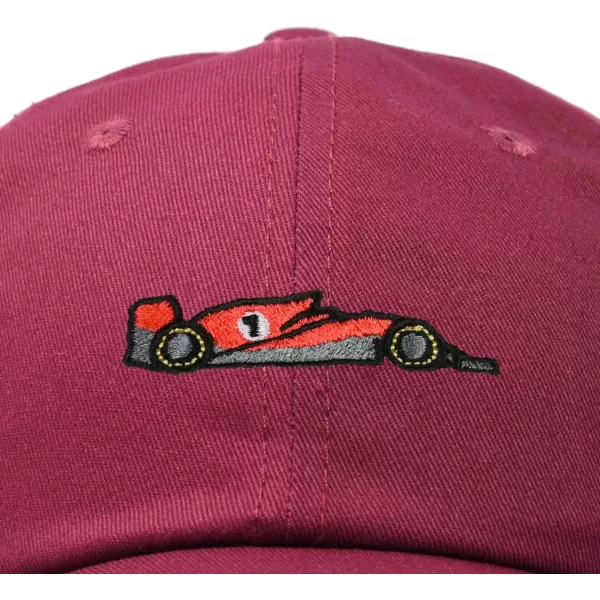 DALIX Formula Racing Car Embroidered Cap Cotton Baseball Summer Cool Dad Hat Mens