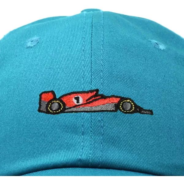 DALIX Formula Racing Car Embroidered Cap Cotton Baseball Summer Cool Dad Hat Mens