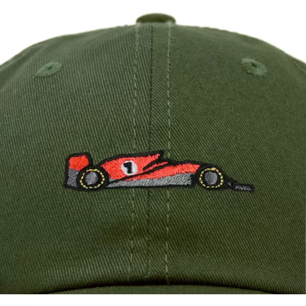 DALIX Formula Racing Car Embroidered Cap Cotton Baseball Summer Cool Dad Hat Mens