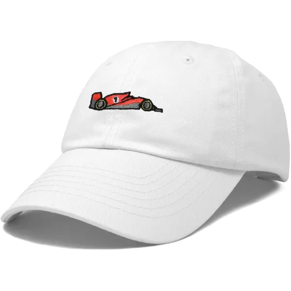 DALIX Formula Racing Car Embroidered Cap Cotton Baseball Summer Cool Dad Hat Mens