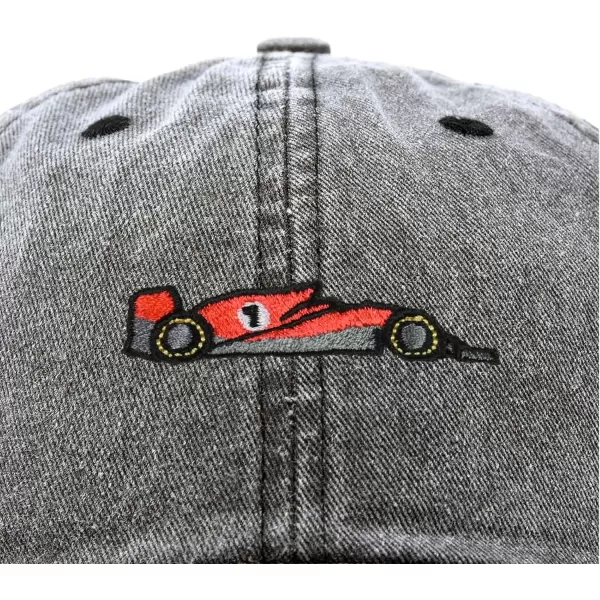 DALIX Formula Racing Car Embroidered Cap Cotton Baseball Summer Cool Dad Hat Mens