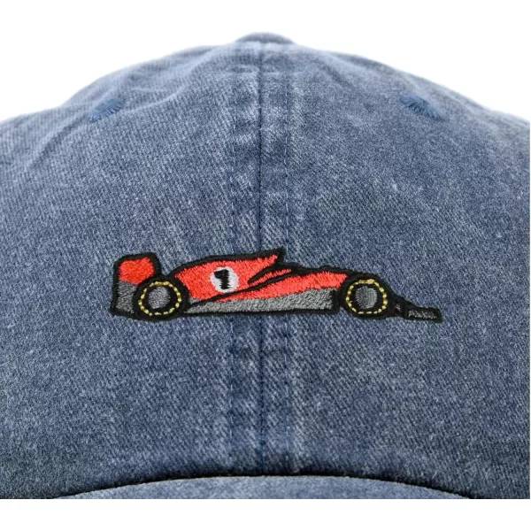 DALIX Formula Racing Car Embroidered Cap Cotton Baseball Summer Cool Dad Hat Mens
