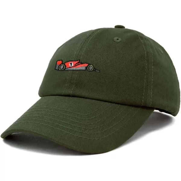 DALIX Formula Racing Car Embroidered Cap Cotton Baseball Summer Cool Dad Hat Mens