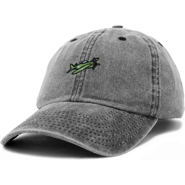 DALIX Military Plane Embroidered Cap Cotton Baseball Hat Airplane Jet Men