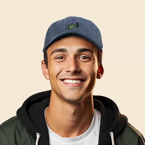 DALIX Military Plane Embroidered Cap Cotton Baseball Hat Airplane Jet Men