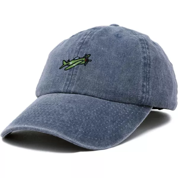 DALIX Military Plane Embroidered Cap Cotton Baseball Hat Airplane Jet Men