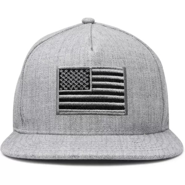 DALIX American Flag Hat Flat Bill Snapback USA Baseball Cap
