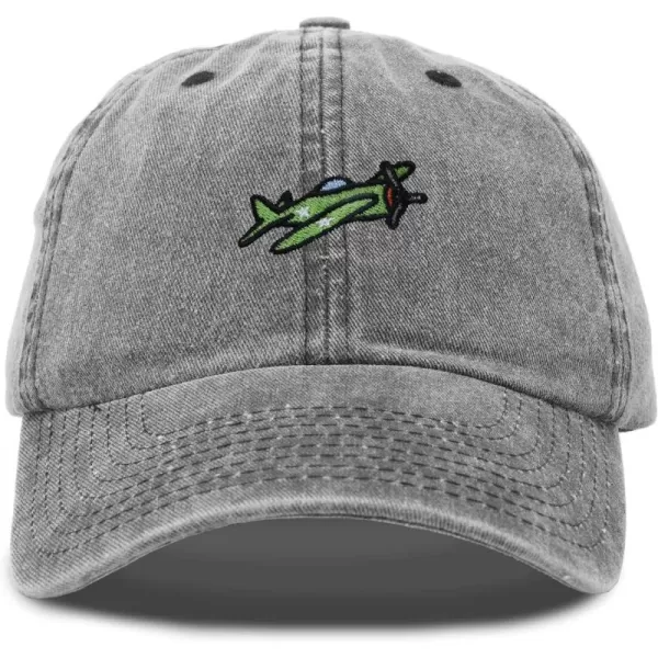 DALIX Military Plane Embroidered Cap Cotton Baseball Hat Airplane Jet Men