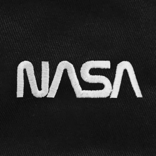 DALIX Embroidered NASA Worm Bucket Hat Cotton Men Teens