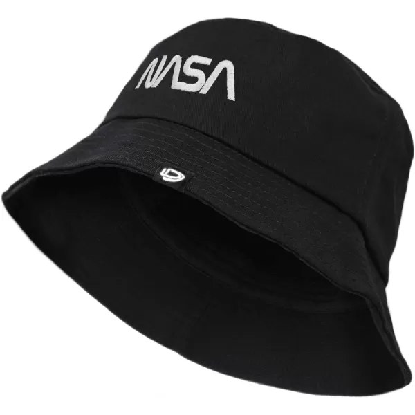 DALIX Embroidered NASA Worm Bucket Hat Cotton Men Teens