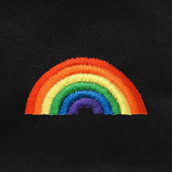 DALIX Embroidered Rainbow Bucket Hat Cotton Men Teens