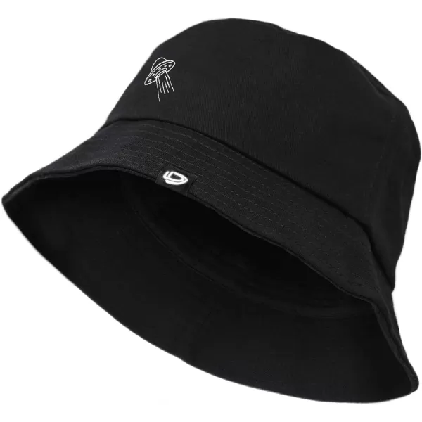 DALIX Embroidered UFO Bucket Hat Cotton Men Teens