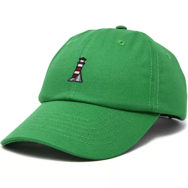 DALIX Lighthouse Embroidered Cap Cotton Baseball Hat Nautical Womens