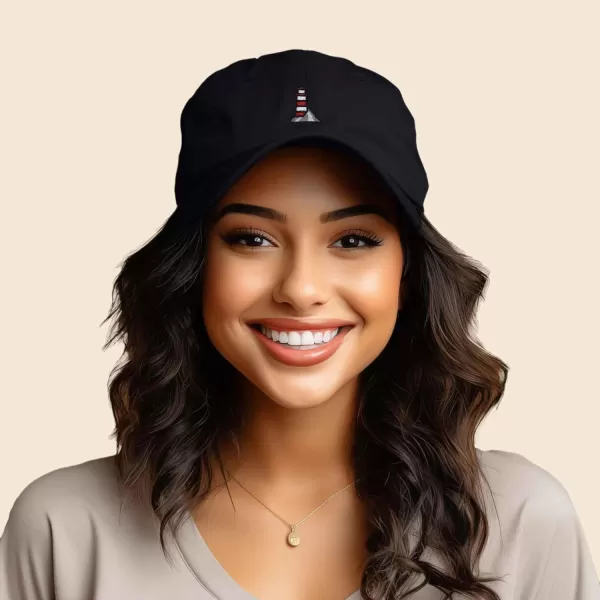 DALIX Lighthouse Embroidered Cap Cotton Baseball Hat Nautical Womens