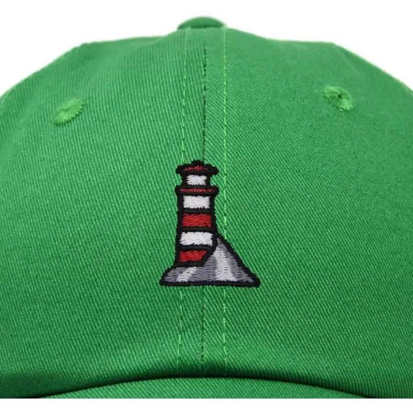 DALIX Lighthouse Embroidered Cap Cotton Baseball Hat Nautical Womens
