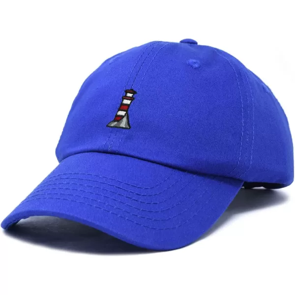 DALIX Lighthouse Embroidered Cap Cotton Baseball Hat Nautical Womens