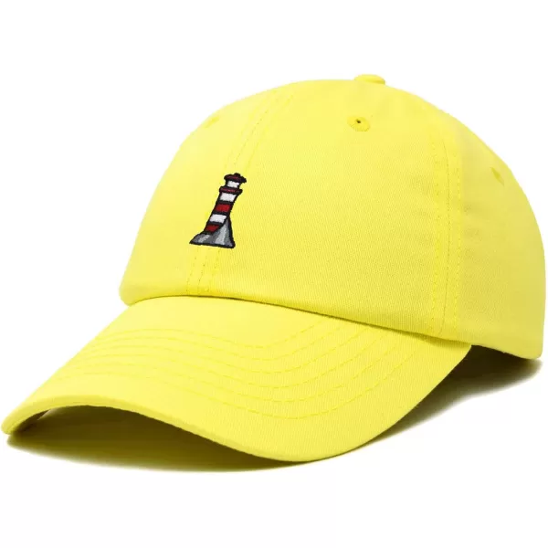 DALIX Lighthouse Embroidered Cap Cotton Baseball Hat Nautical Womens