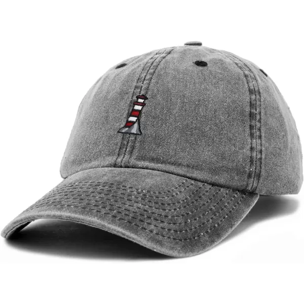 DALIX Lighthouse Embroidered Cap Cotton Baseball Hat Nautical Womens