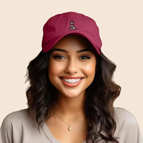 DALIX Lighthouse Embroidered Cap Cotton Baseball Hat Nautical Womens