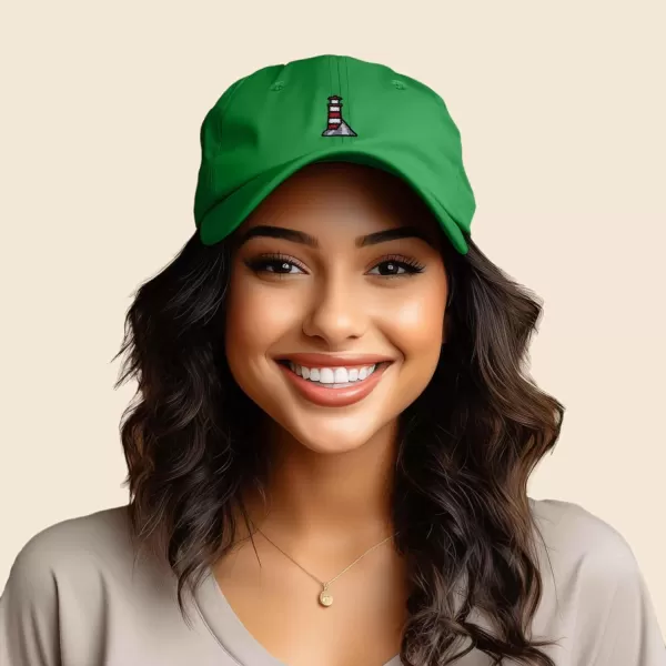 DALIX Lighthouse Embroidered Cap Cotton Baseball Hat Nautical Womens