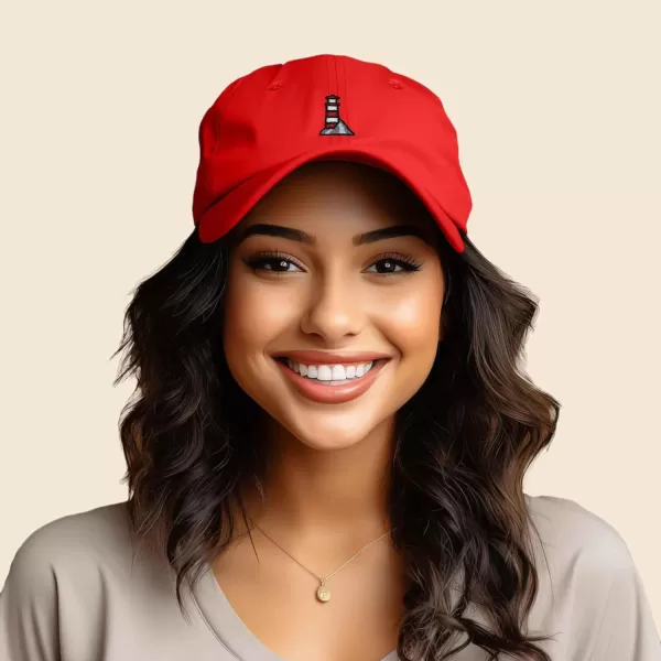 DALIX Lighthouse Embroidered Cap Cotton Baseball Hat Nautical Womens