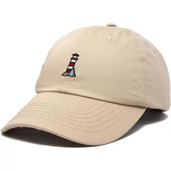 DALIX Lighthouse Embroidered Cap Cotton Baseball Hat Nautical Womens